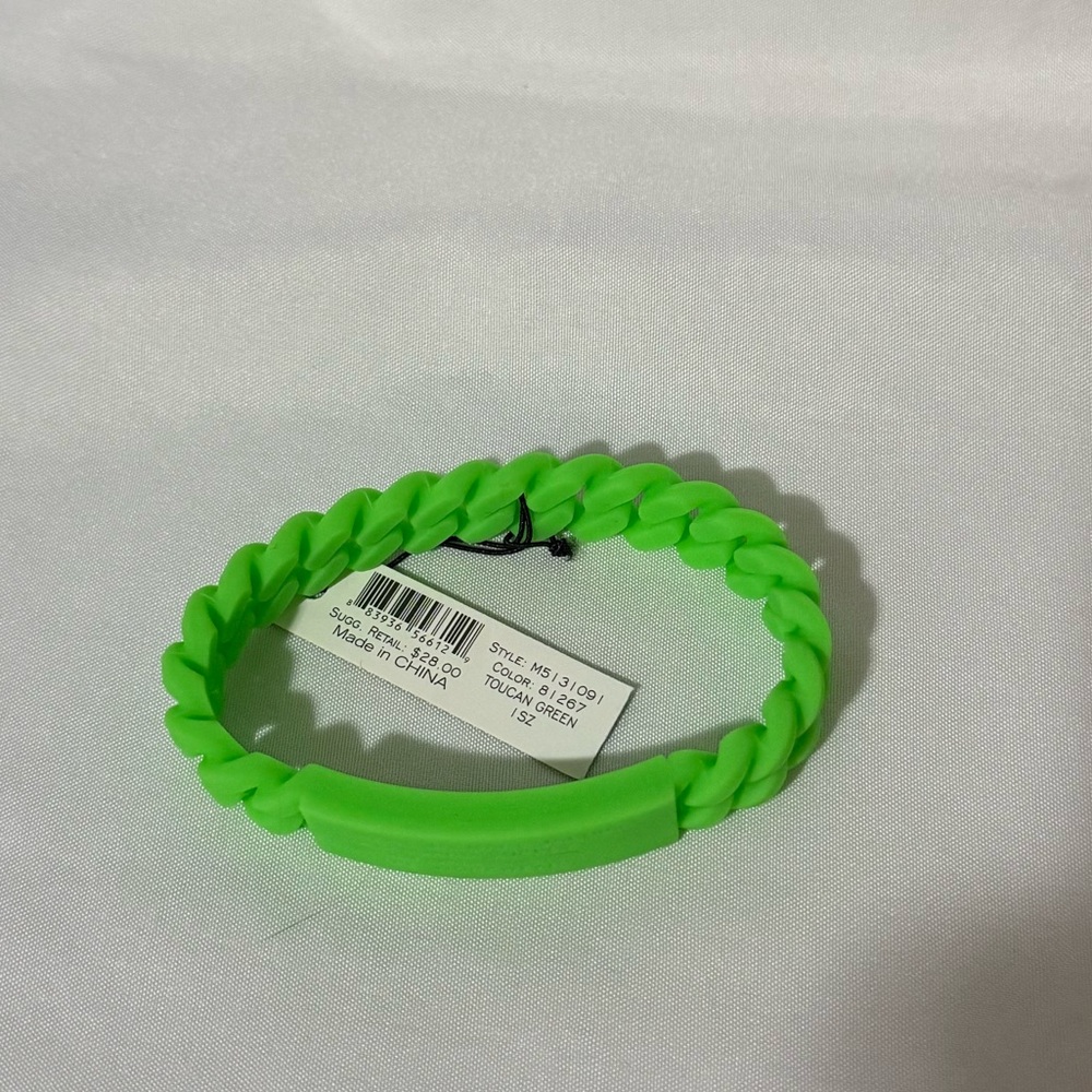 Marc Jacobs Silicone Bracelet Green - Picture 3 of 6